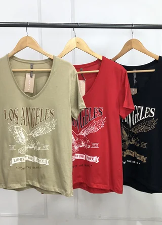 Remera LOS ANGELES AGUILA - Vista 6