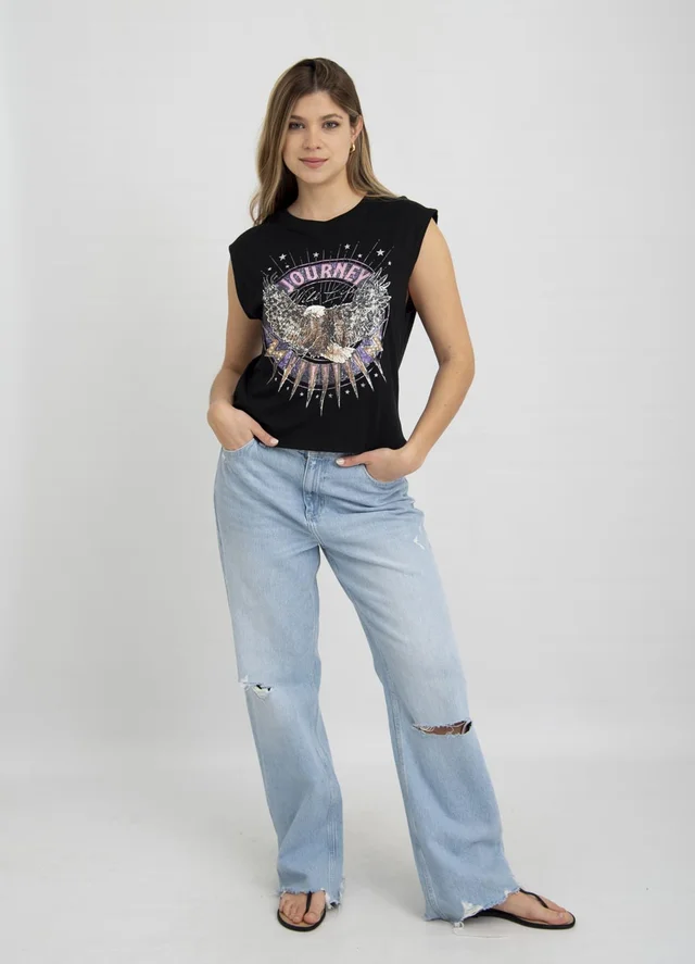 Remera JOURNEY sin mangas