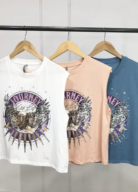 Remera JOURNEY sin mangas