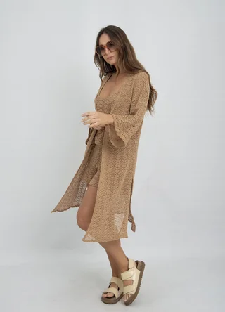 Kimono largo crochet - Vista 3