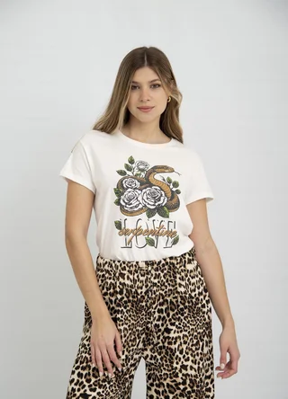 Remera LOVE SERPIENTE - Vista 1