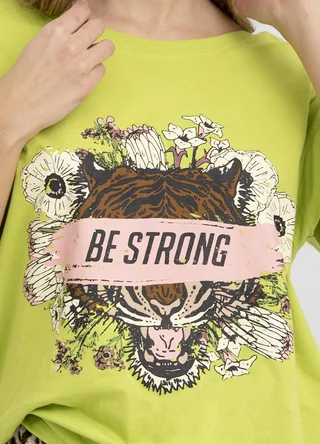 Remera BE STRONG - Vista 5
