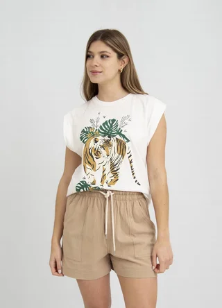 Remera TIGRE HOJAS - Vista 1