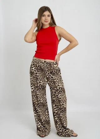 Maxi palazzo print - Vista 3