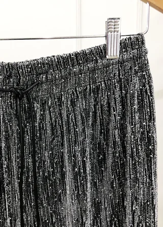 Pantalon metalizado con strass - Vista 4