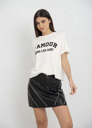 Mini eco cuero con tachas - Vista 1