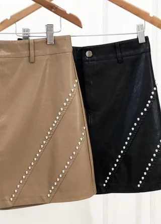 Mini eco cuero con tachas - Vista 4