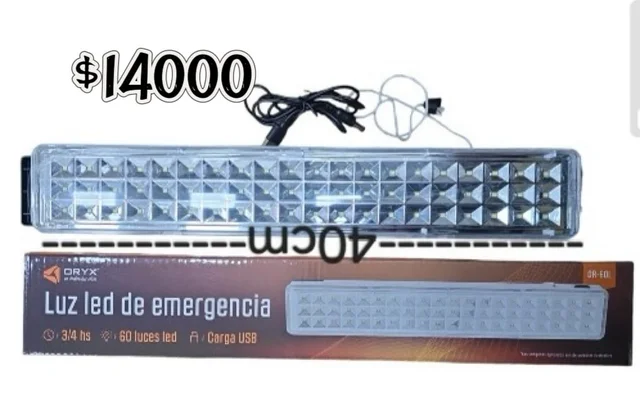 LUZ EMERGENCIA 60LED