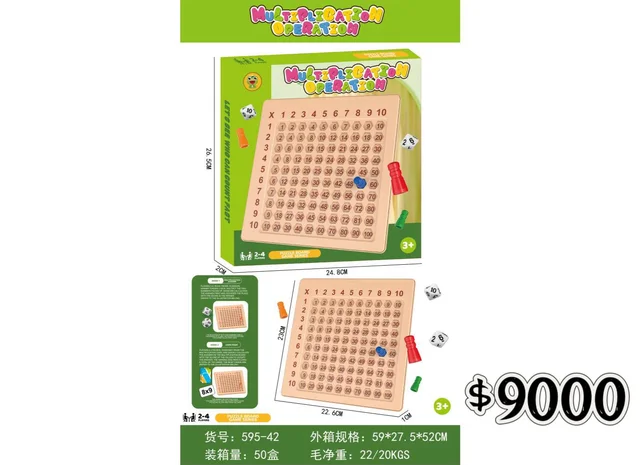 JUEGO DE MESA MULTIPLACATION