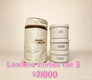 LUNCHERA TERMICA CON 3 - Vista 1