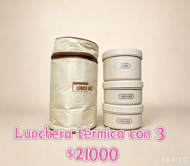 LUNCHERA TERMICA CON 3