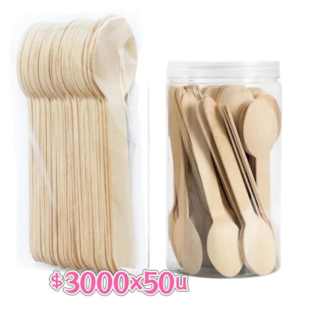 CUCHARA MADERA*50U