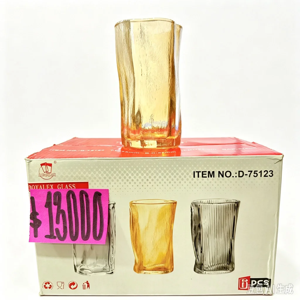 SET 6 VASO VIDRIO