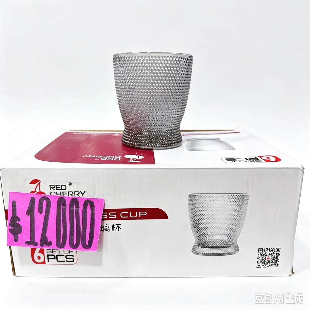 SET 6 VASO VIDRIO
