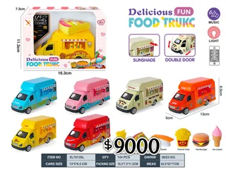 CAMION DE HAMBUGUESA METAL 1:32 - Vista 1