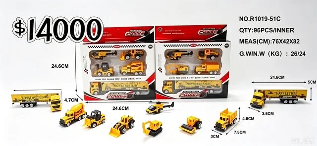 CAMION METAL SET