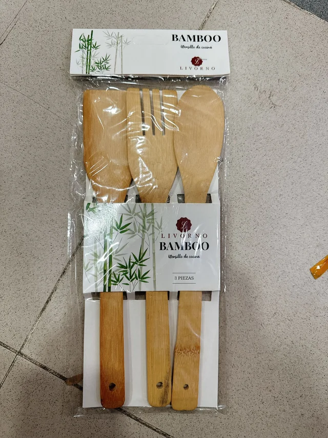UTENSILLIOS BMBOO SET*3