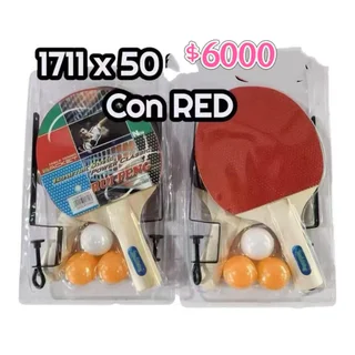 PALETA PINGPONG CON RED - Vista 1