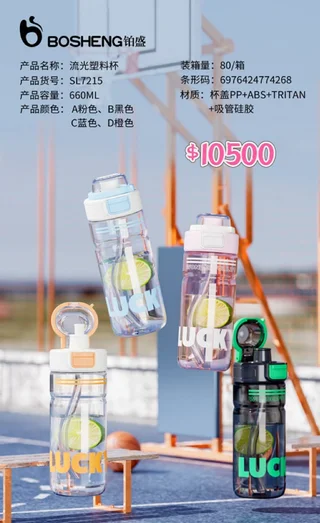 BOTELLA PLATICA 660ML - Vista 1