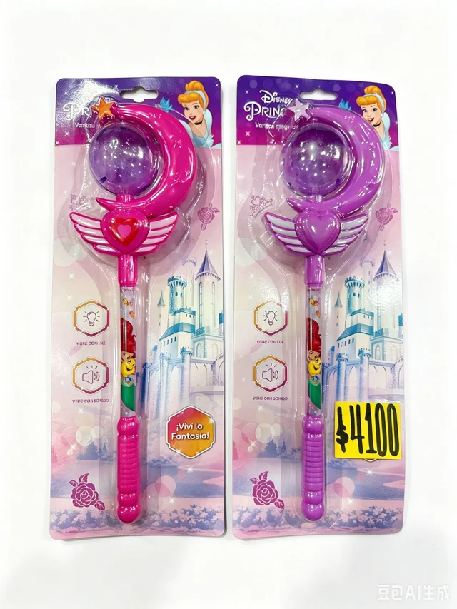 VARITA DE PRINCESA CON LUZ Y SONIDO