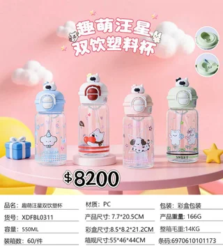 BOTELLA PLATICO 550ML - Vista 1