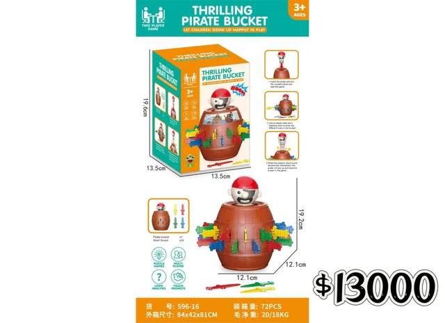 JUEGO DE MESA PIRATE BUCKET