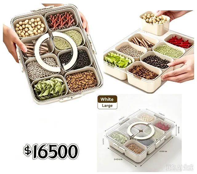 CONTENEDOR PLASTICO MULTIUS PARA ALIMENTOS