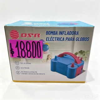 BOMBA INFLADORA ELECTRICA PARA GLOBOS - Vista 1