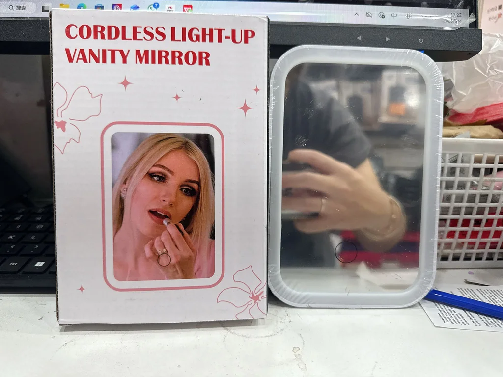 espejo con luz