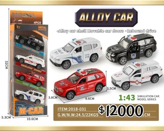 AUTO POLICIA METAL*4U - Vista 1