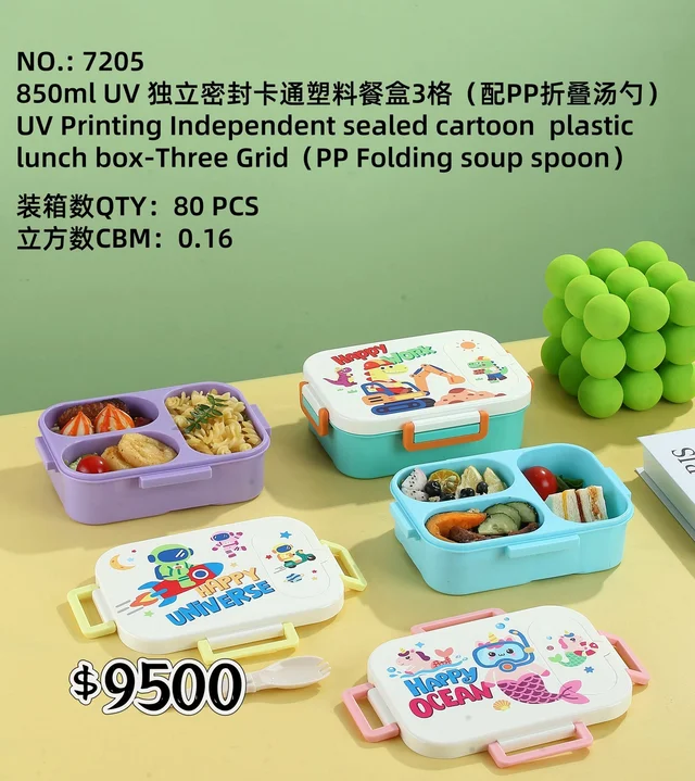 LUNCHERA PLASTICA 3 DIVISION