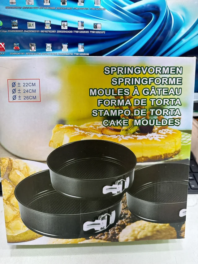 MOLDE TORTA*3