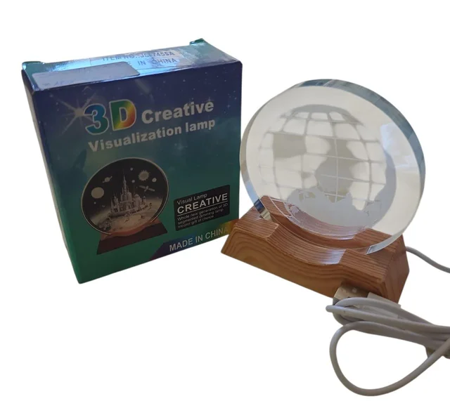 3D LUZ LAMPARA