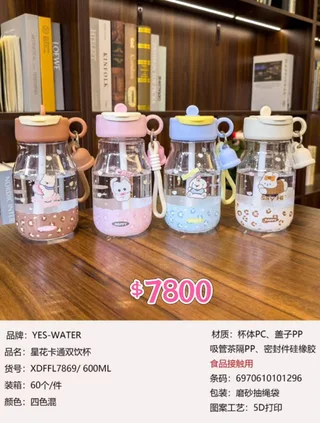 BOTELLA PLASTICO 600ML - Vista 1