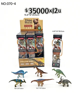 DINOS EN TUBO *12U - Vista 1