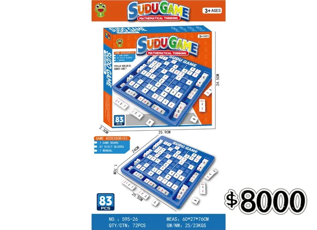 JUEGO DE MESA SUDU GAMES