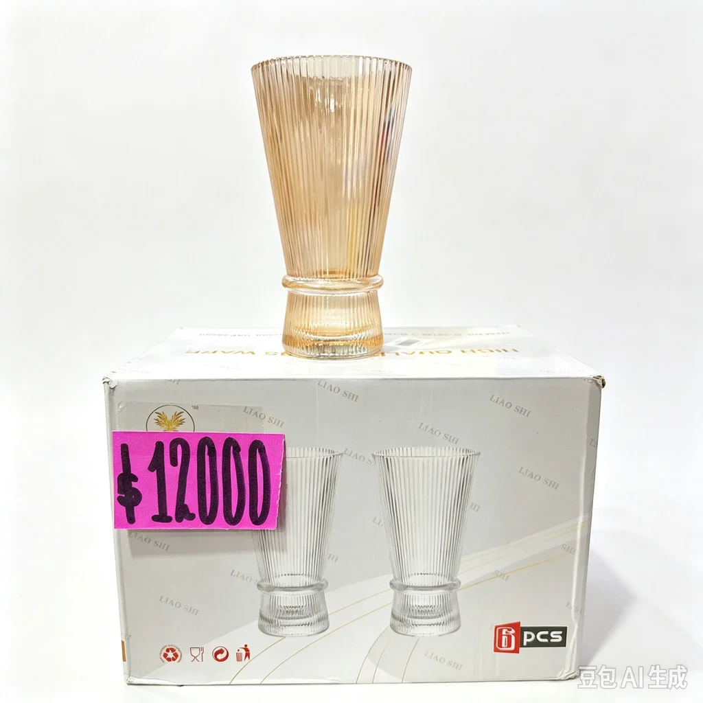 SET 6 VASO VIDRIO