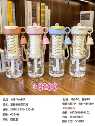 BOTELLA PLATICO 650ML - Vista 1