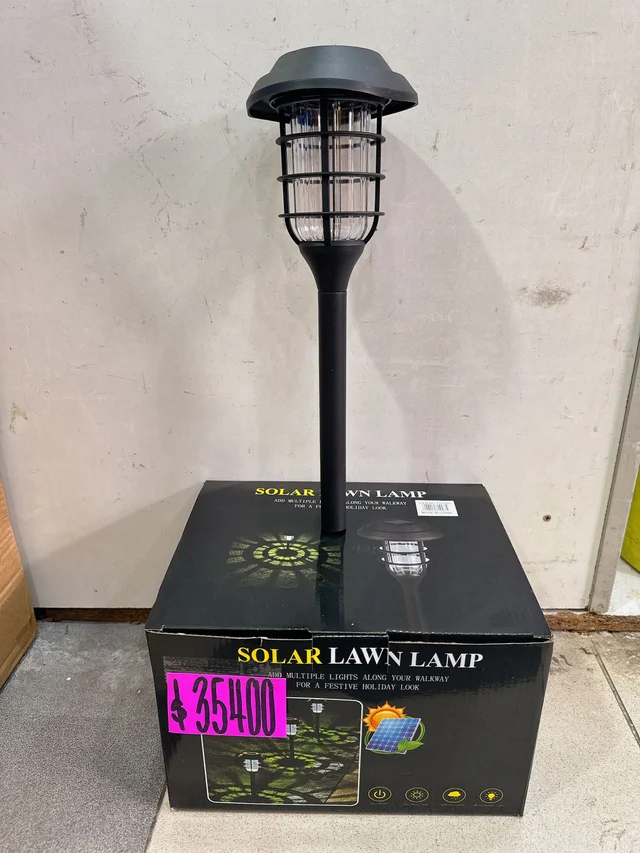 LUZ SOLAR PARA JARDIN*6