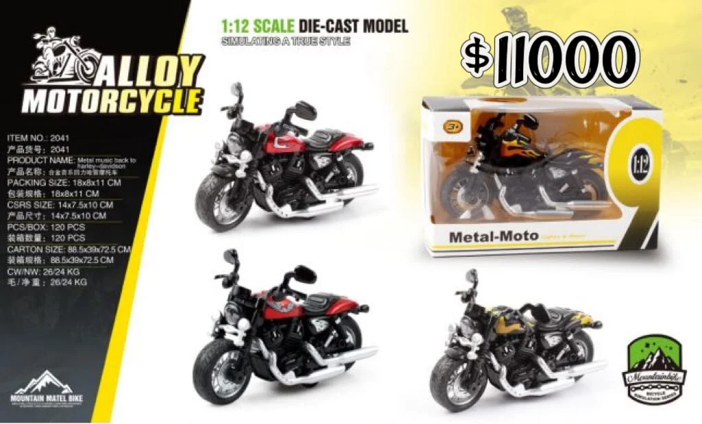 MOTO METAL CON SONIDO