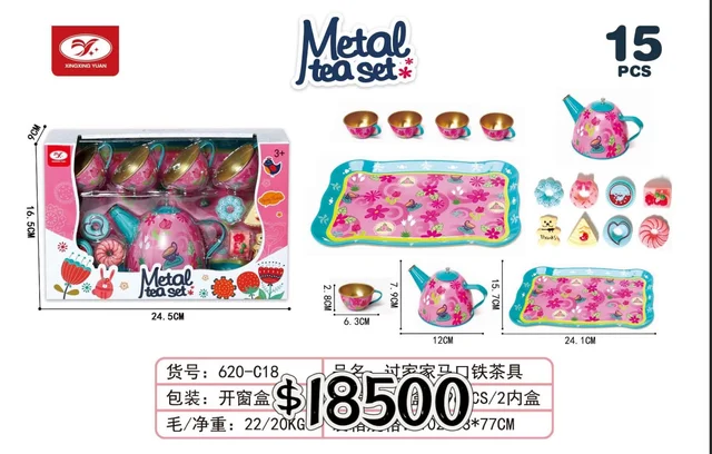 SET COCINA METAL 15PCS