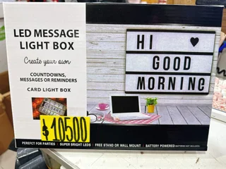 LED MESSAGE LIGHT BOX GRANDE - Vista 1