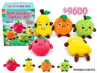PELUCHE MUSICAL DE FRUTAS INTERACTIVO JUGUETE RITMICO - Vista 1