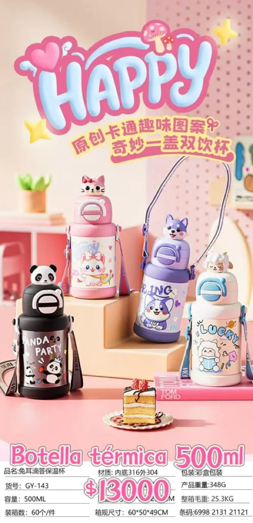 BOTELLA TERMICA INFANTIL 500ML