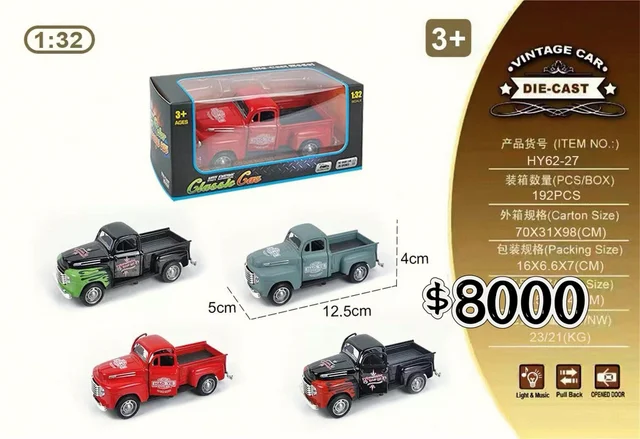 AUTO METAL CLASICO 1:32