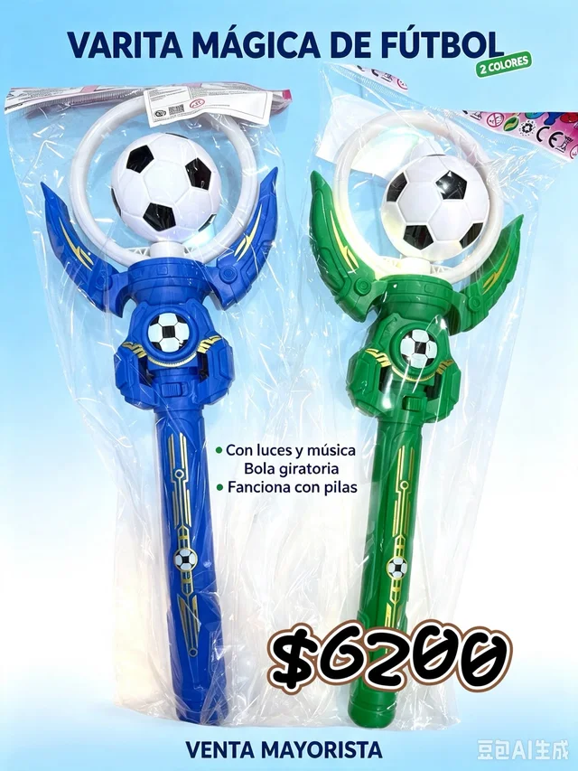 PELOTA VARRITA LUZ SONIDO