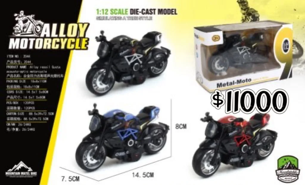 MOTO METAL CON SONIDO