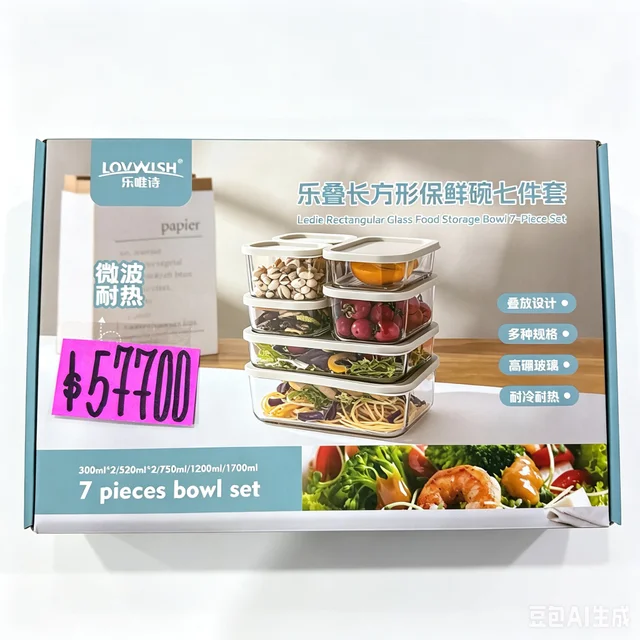 7 PIECES BOWL SET