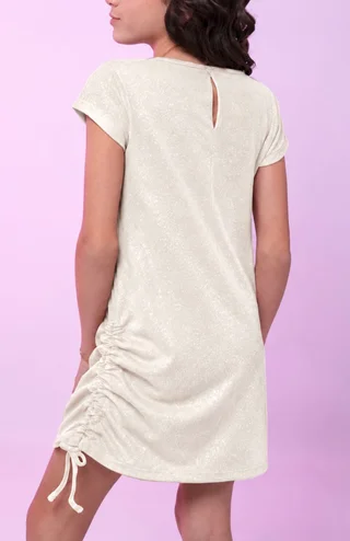Vestido lurex C/Frunce De Costado - Vista 2
