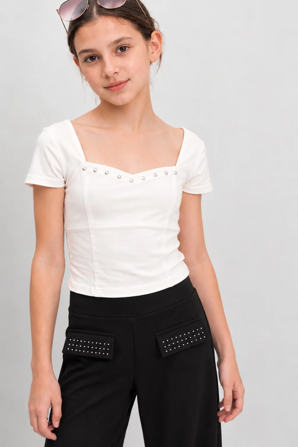 Pantalon Wide Leg De Vestir - 1
